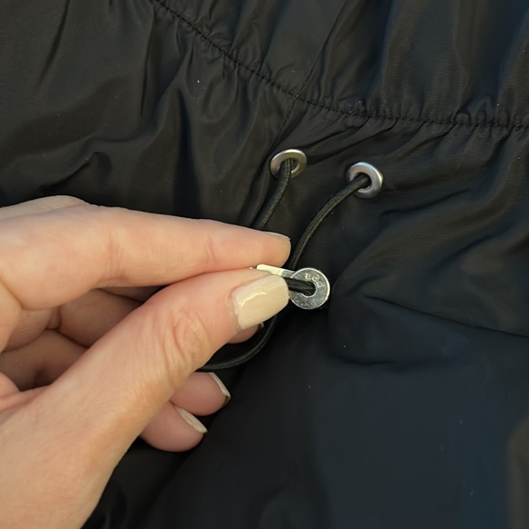 ADD Down Puffer Jacket Italy Raccoon Fur Hooded Color: Black -size 14Y/S - Picture 12 of 16